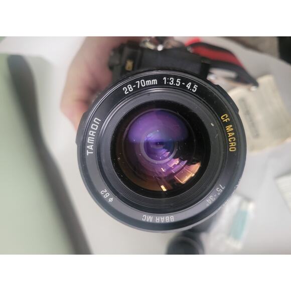 Fuji AX Multi Program Camera, Tamron lenses, smart cord, rewinder, flash. - Picture 10 of 16